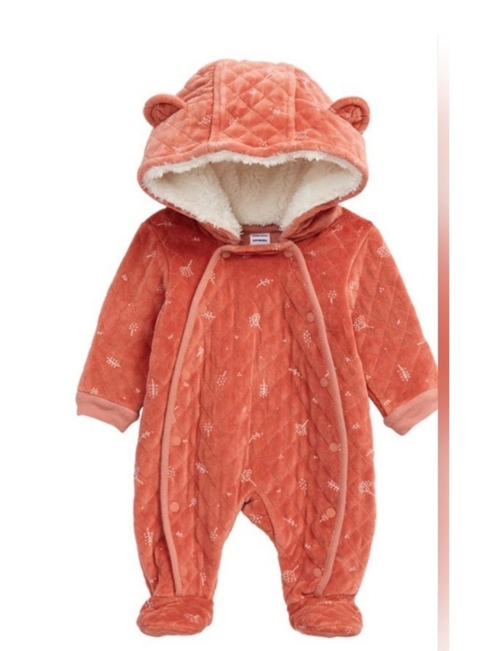 Nordstrom Baby Velour Snow suit